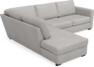 Friday - 2,5-sits soffa med divan vänster - Vit