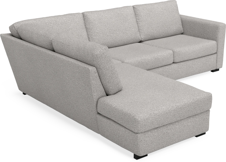 Friday - 2,5-sits soffa med divan vänster - Vit