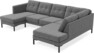 Rio - 3-sits soffa med schäslong vänster och divan höger - Grå