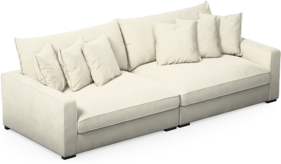 Rossi - 4-sits soffa - Vit