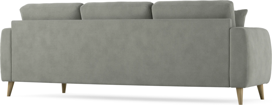 Eden - 3-sits soffa svängd - Grå