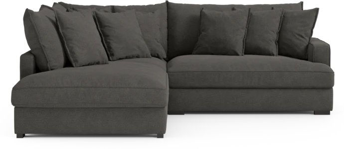 Rossi, 2-sits soffa med divan vänster