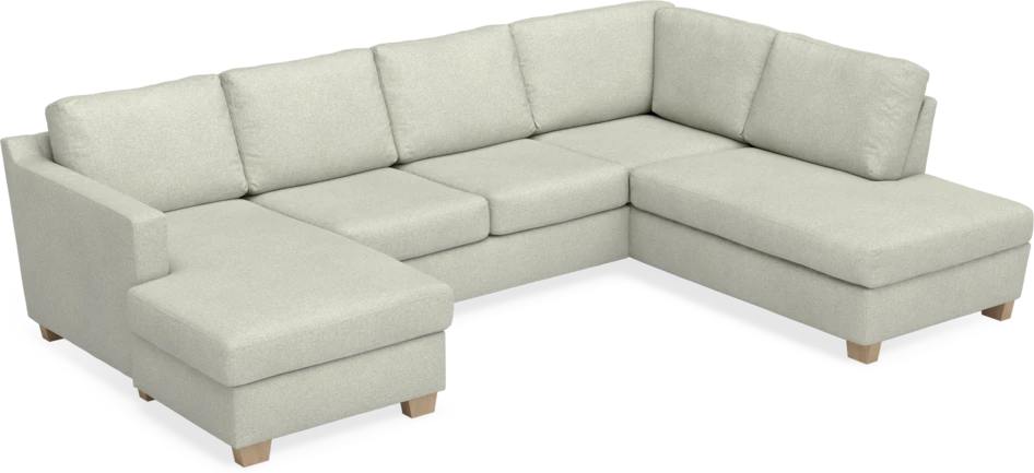 Friday - 3-sits soffa med schäslong vänster och divan höger - Beige