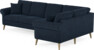 Eden - Hörnsoffa, 3+1-sits - Blå