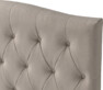 Delux Välvd - Sänggavel, 90-210 cm - Beige