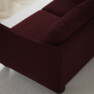 Madison Lux - 2-sits soffa med schäslong vänster - Röd