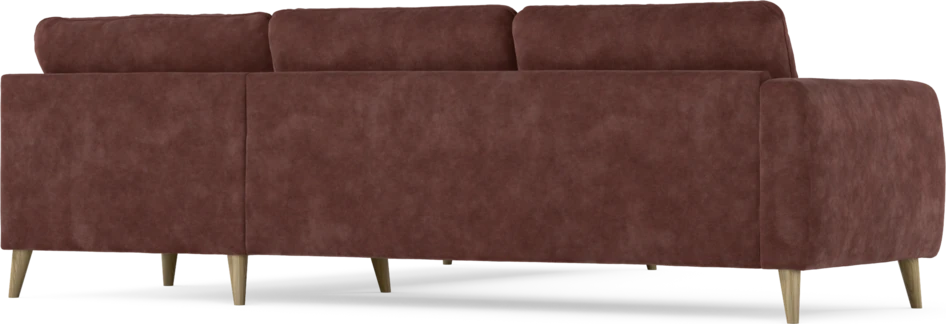 Bridge - Hörnsoffa, 2+2-sits - Röd