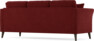 Eden - 3-sits soffa - Röd