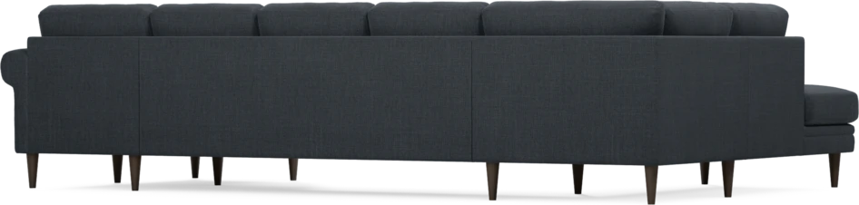 Eden - 3-sits soffa med divan vänster och schäslong höger - Blå