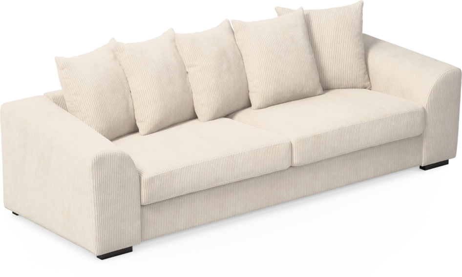 Town - 4-sits soffa - Vit