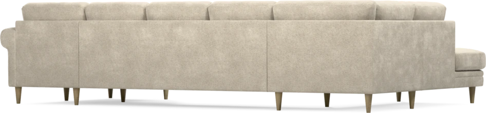 Eden - 3-sits soffa med divan vänster och schäslong höger - Beige
