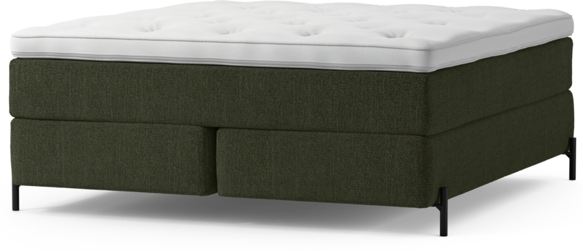 Delux Dream - Kontinentalsäng, dubbelsäng med bäddmadrass och sängben