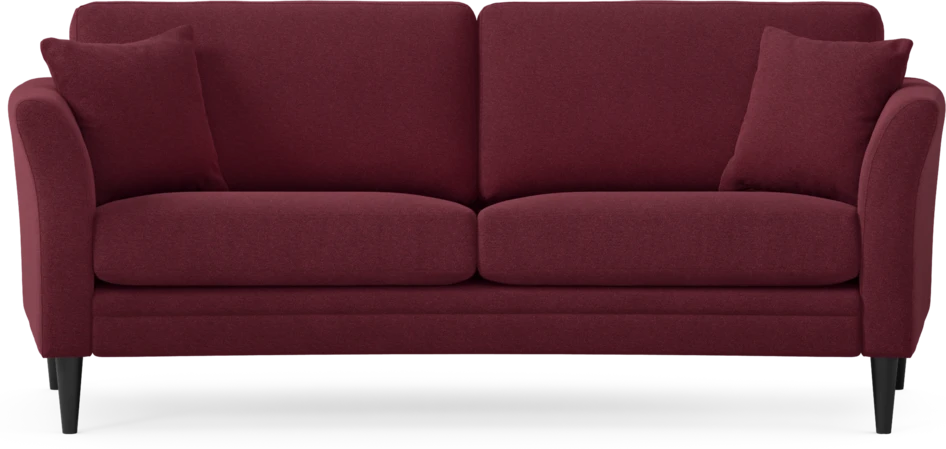 Eden - 2,5-sits soffa svängd - Röd