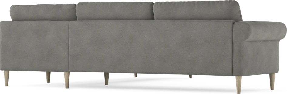 Bridge - Hörnsoffa, 3+3-sits - Grå
