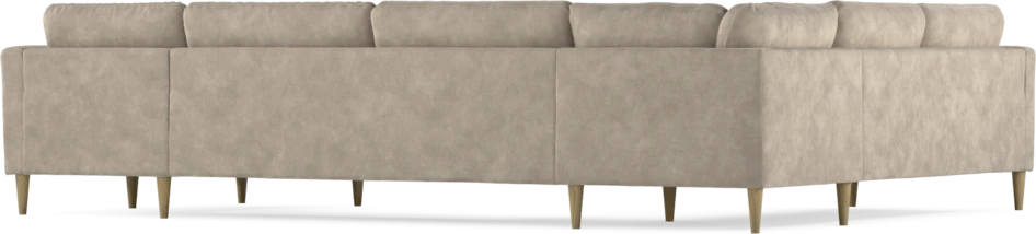 Bridge - Hörnsoffa, 2+3-sits med schäslong höger - Beige