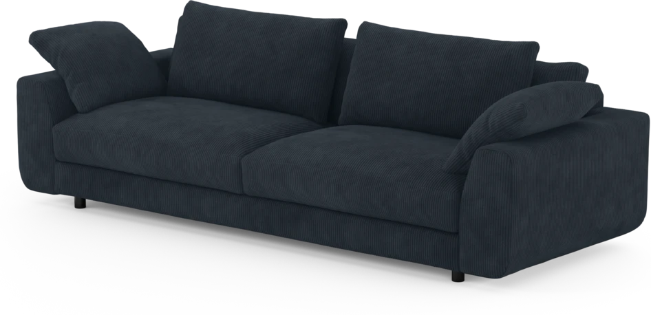 Amie - 4-sits soffa - Blå
