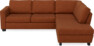 Friday - 2,5-sits soffa med divan höger - Orange