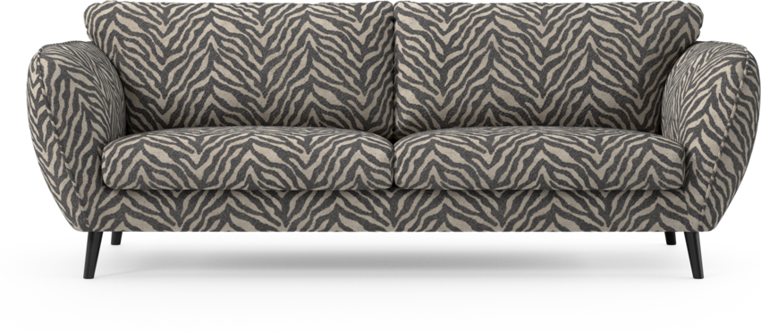 Madison - 3-sits soffa - Svart