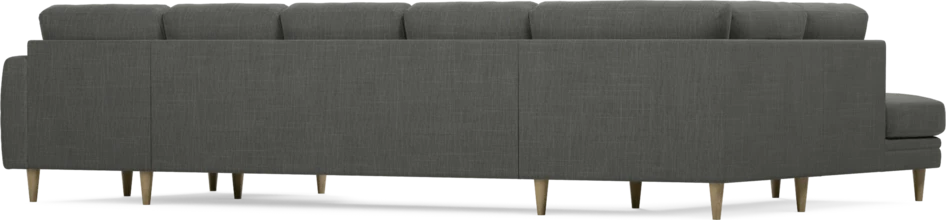 Eden - 3-sits soffa med divan vänster och schäslong höger - Grå