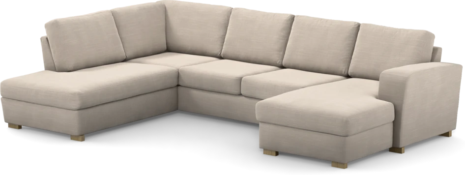 Friday - 3-sits soffa med divan vänster och schäslong höger - Beige