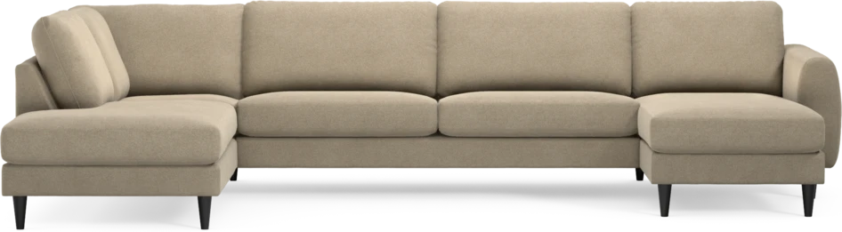 Bridge - 3-sits soffa med divan vänster och schäslong höger - Beige