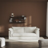 Cherrie - 2,5-sits soffa, hel dyna och kappa - Beige