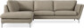 Madison - 3-sits soffa med divan vänster - Beige