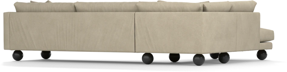 Harper - 3-sits soffa med divan vänster - Beige