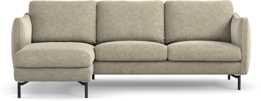 Madison Lux - 2-sits soffa med schäslong vänster - Beige