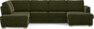 Friday - 3-sits soffa med divan vänster och schäslong höger - Grön