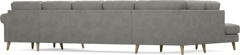 Eden - 3-sits soffa med divan vänster och schäslong höger - Grå