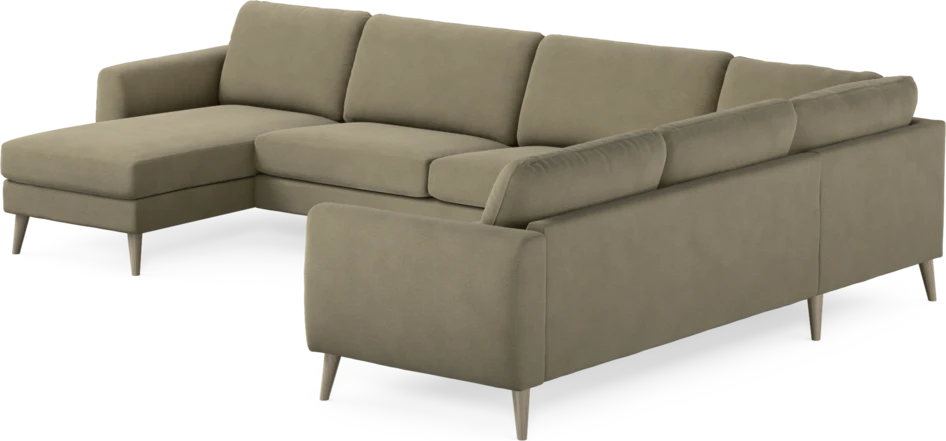 Bridge - Hörnsoffa, 3+2-sits med schäslong vänster - Beige