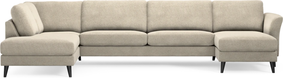 Bridge - 3-sits soffa med divan vänster och schäslong höger - Beige