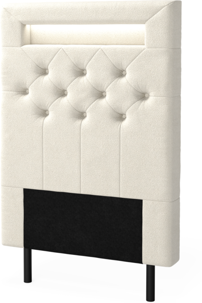 New York led - Sänggavel, 90-210 cm - Beige