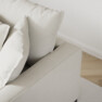 Rossi - 3-sits soffa - Vit