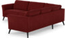 Bridge - Hörnsoffa, 3+2-sits - Röd