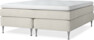 Delux Sense - Kontinentalsäng, dubbelsäng med bäddmadrass - Beige