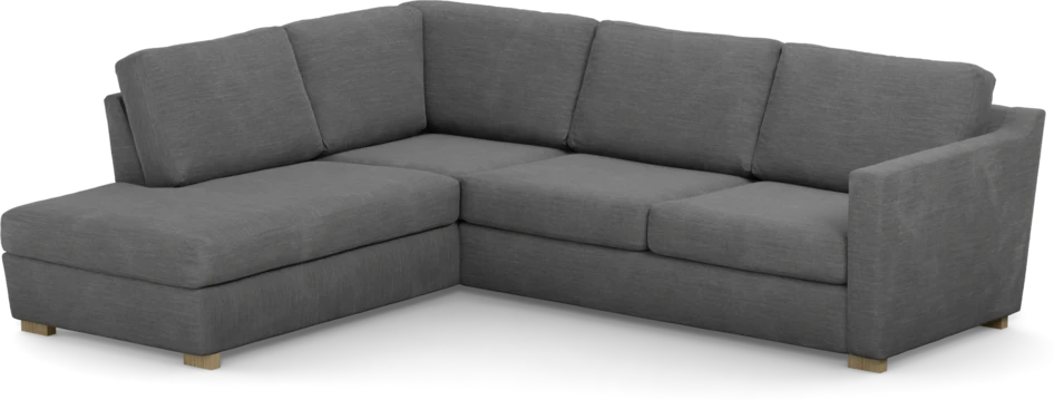 Friday - 2,5-sits soffa med divan vänster - Grå