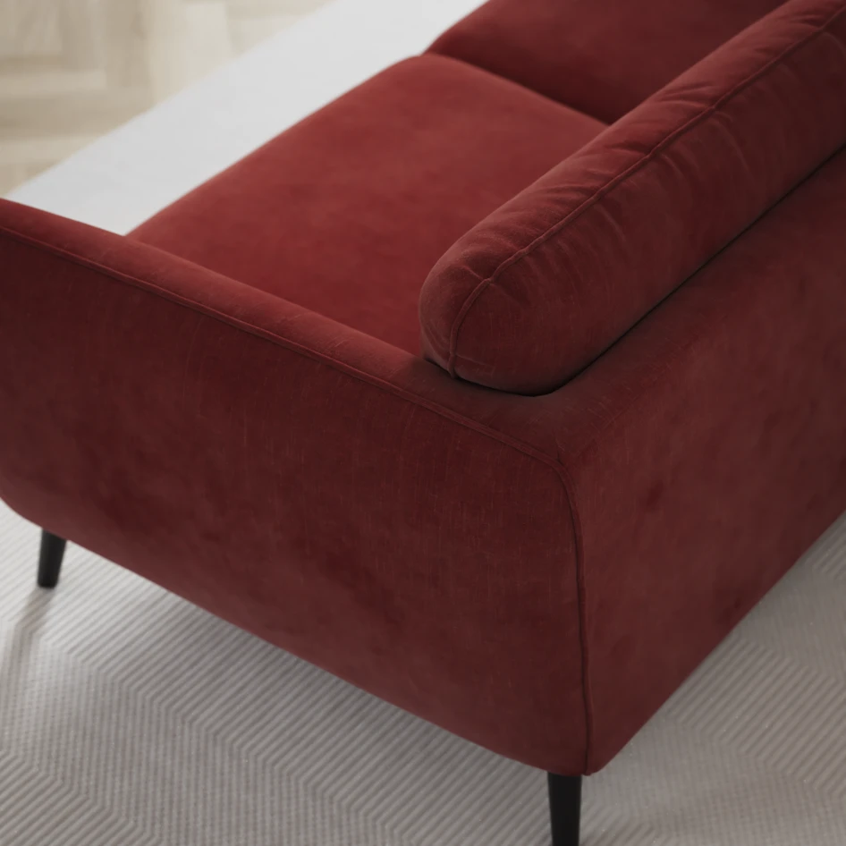 Madison Lux - Hörnsoffa 2+3-sits, hörn 1 - Rosa