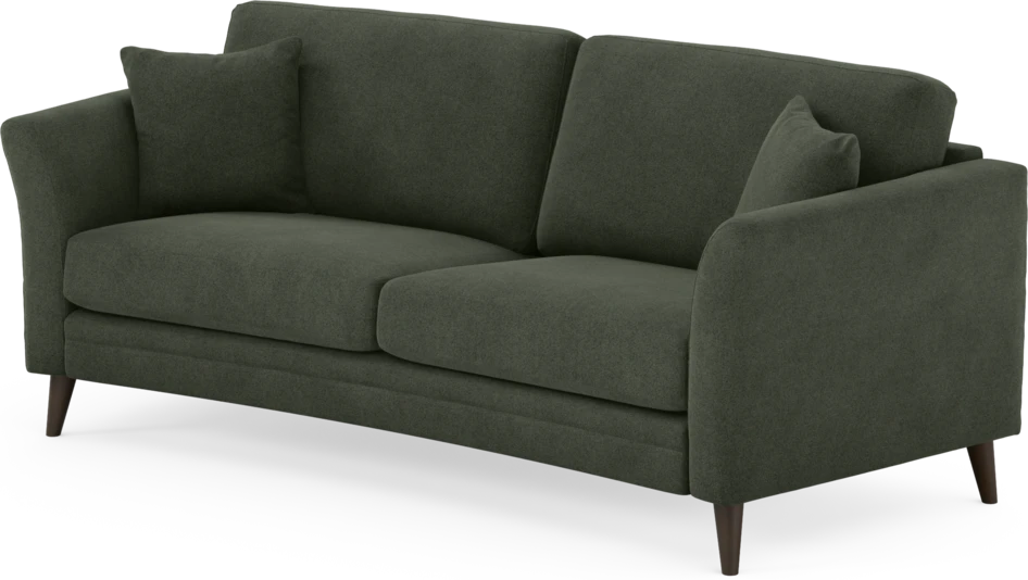 Eden - 2,5-sits soffa svängd - Grön