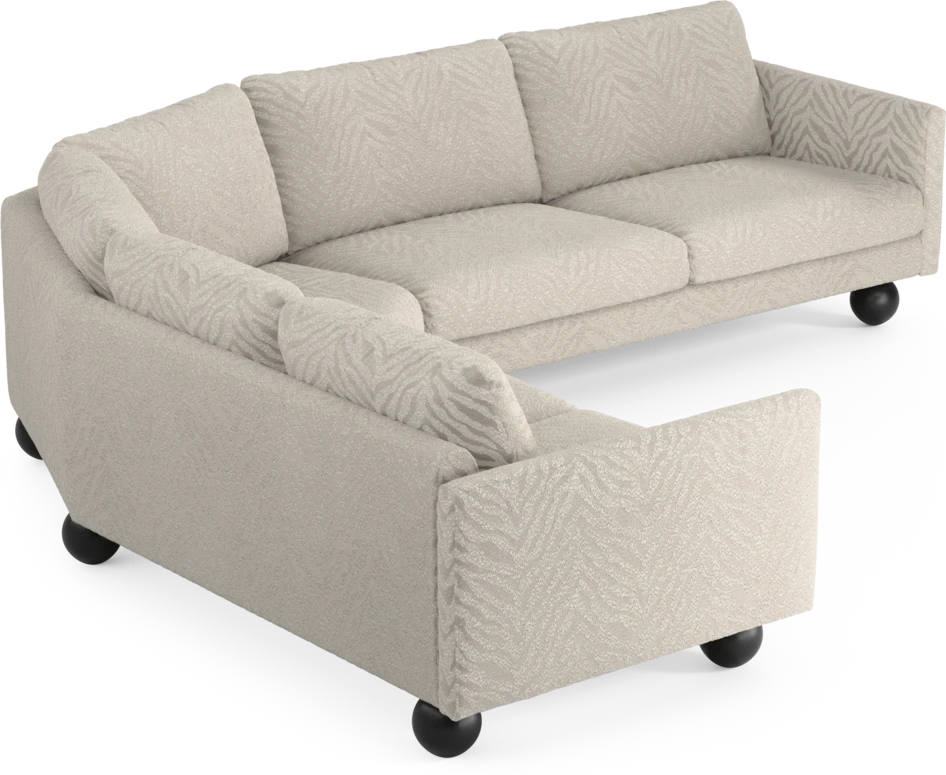 Madison Lux - Hörnsoffa 2+3-sits, hörn 2 - Vit