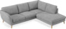 Madison - 2-sits soffa med divan höger - Vit