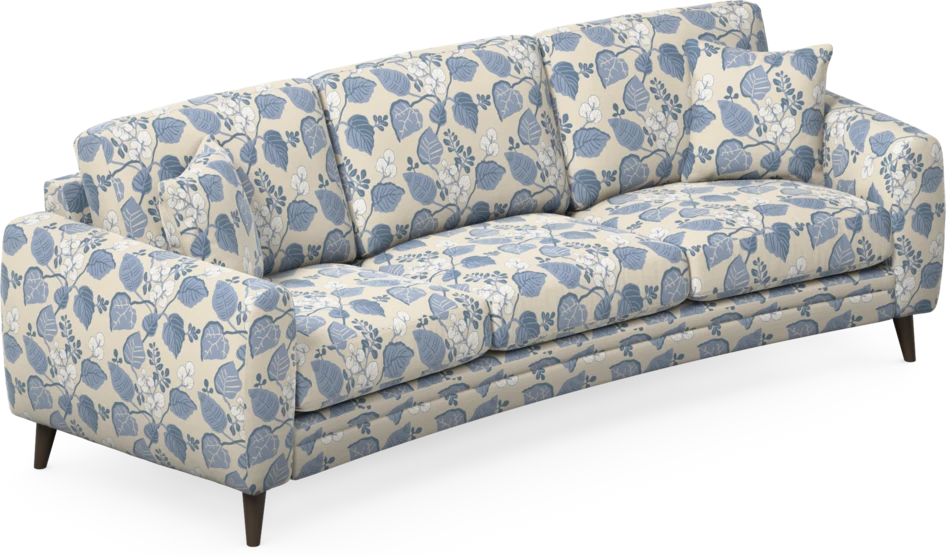 Eden - 3-sits soffa svängd - Flerfärgad