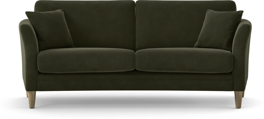 Eden - 2,5-sits soffa svängd - Grön