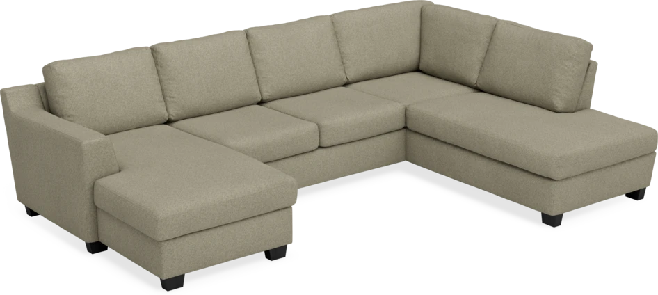 Friday - 3-sits soffa med schäslong vänster och divan höger - Beige
