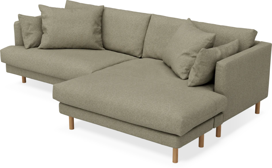 Harper - 4-sits med schäslong XL höger - Beige