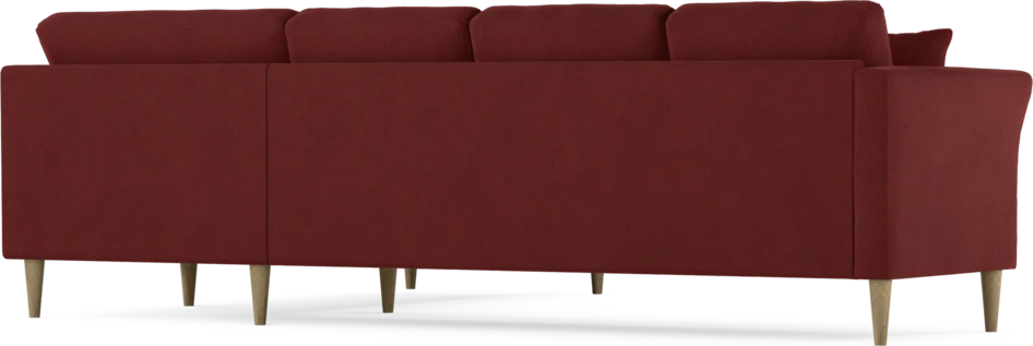 Eden - Hörnsoffa, 3+2-sits - Röd