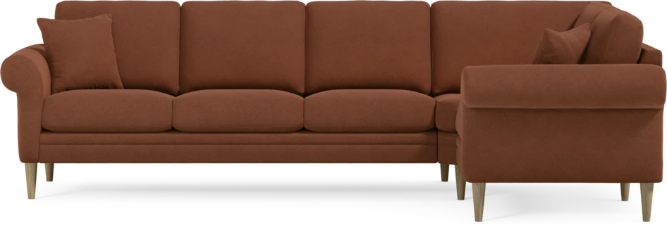 Eden - Hörnsoffa, 3+1-sits - Orange