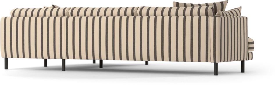 Harper - 3-sits soffa med divan höger - Flerfärgad