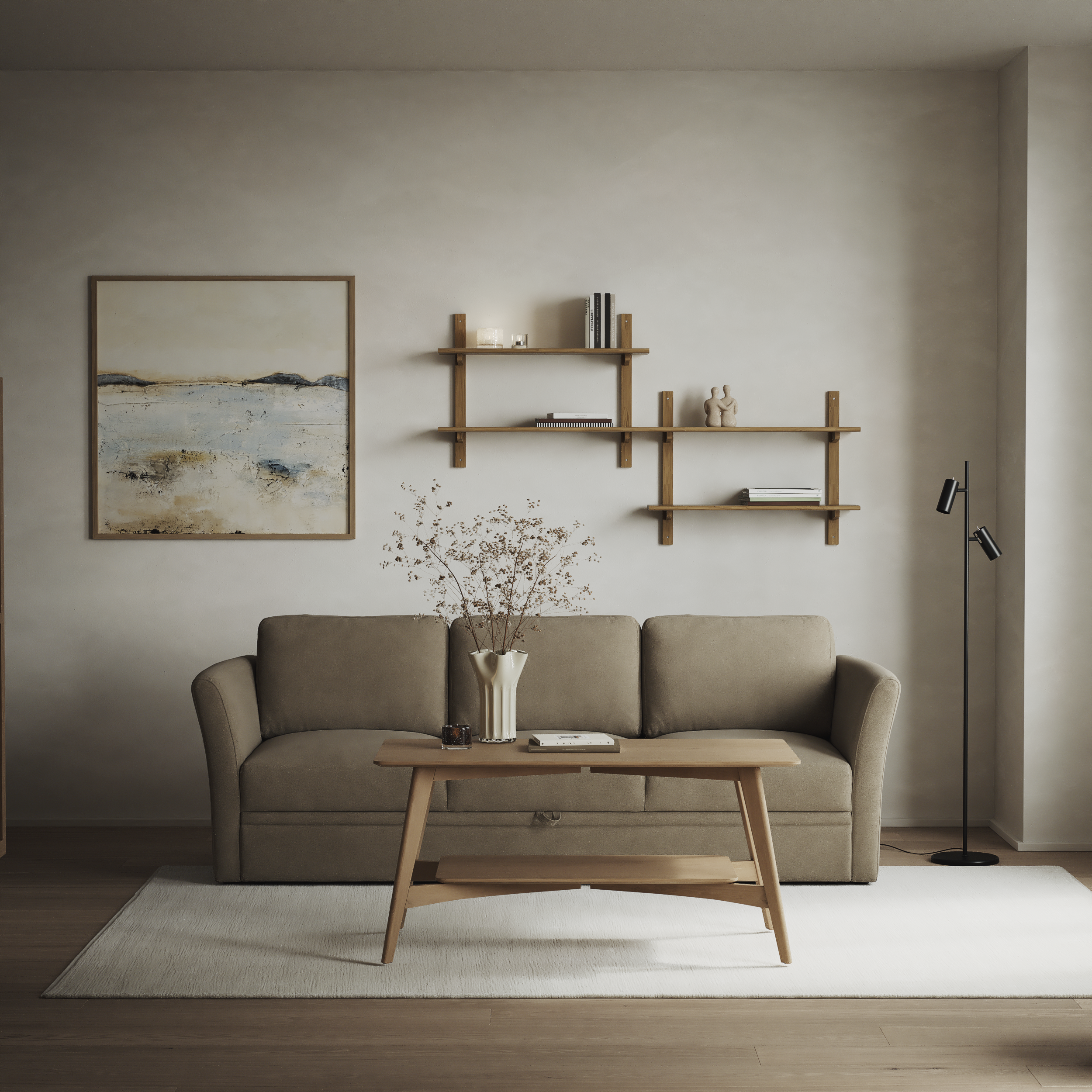 Öland - Bäddsoffa 3-sits, längsbäddad - inspiration